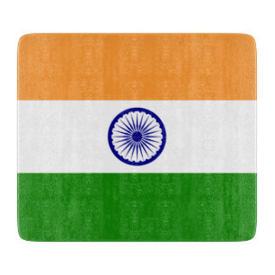 Tabla De Cortar Bandera india (India) (país del Asia meridional) (