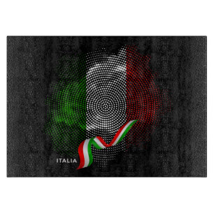 Tabla De Cortar bandera italiana