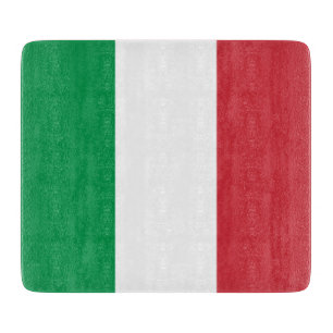 Tabla De Cortar Bandera italiana (Italia)