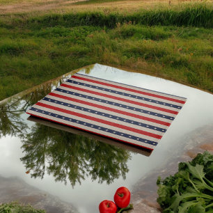 Tabla De Cortar Bandera Patriótica Estilo Bandas