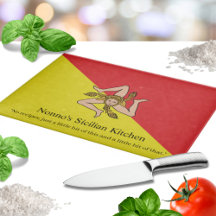 Bandera personalizada de Italia Sicilia - Cocina s