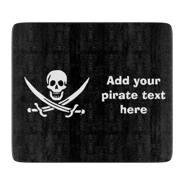 Tabla De Cortar Bandera pirata de Jolly roger (Anverso)