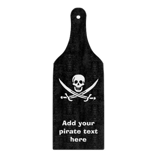 Tabla De Cortar Bandera pirata de Jolly roger (Anverso)