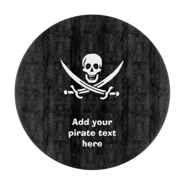 Tabla De Cortar Bandera pirata de Jolly roger (Anverso)