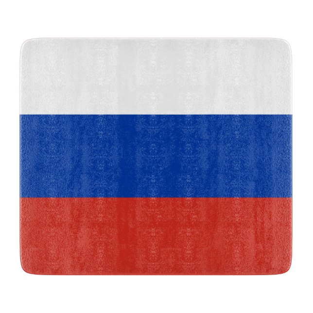Tabla De Cortar Bandera rusa (Rusia) (Anverso)