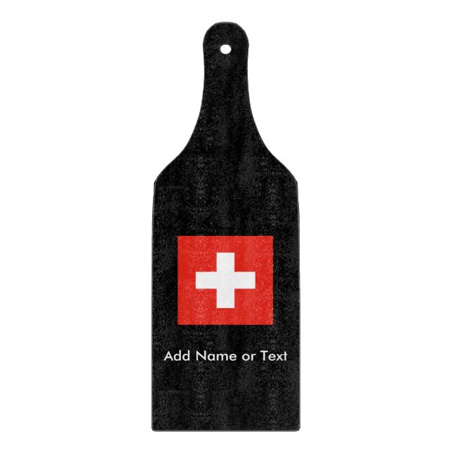 Tabla De Cortar Bandera suiza (Anverso)