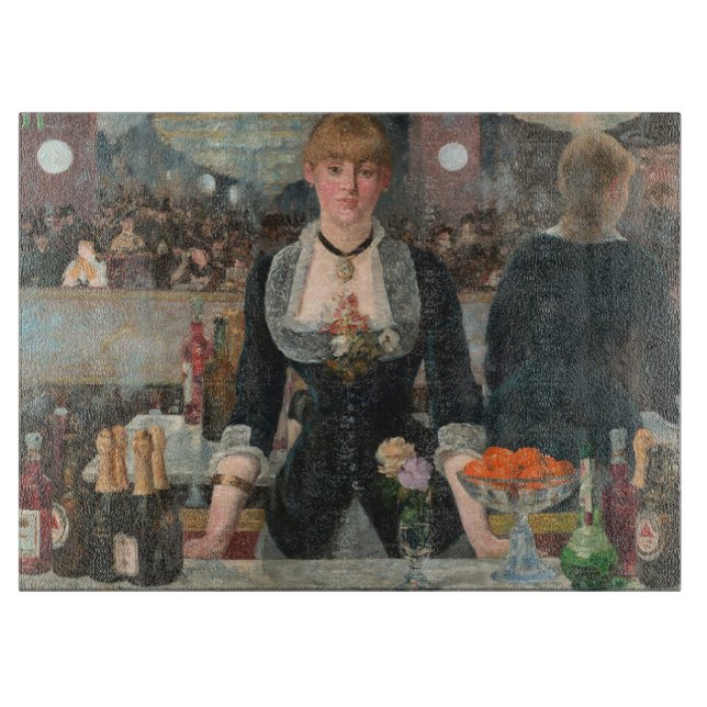 Tabla De Cortar Bar en el Folies-Bergère Edouard Manet (Anverso)