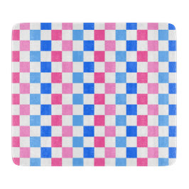 Tabla De Cortar Barbie goes to the ocean checkerboard pattern