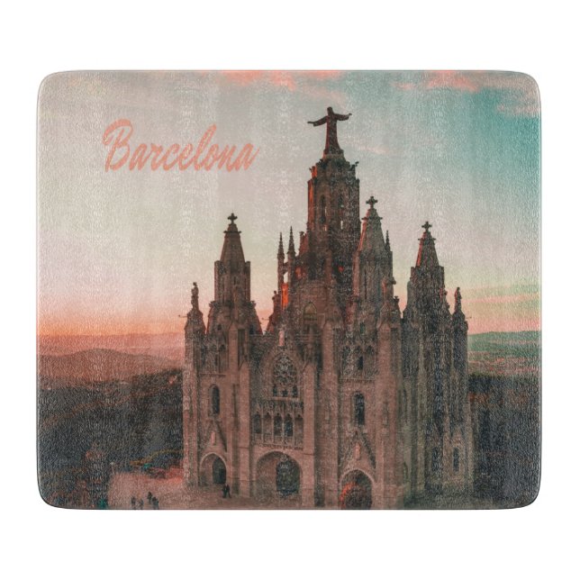 Tabla De Cortar Barcelona España (Anverso)