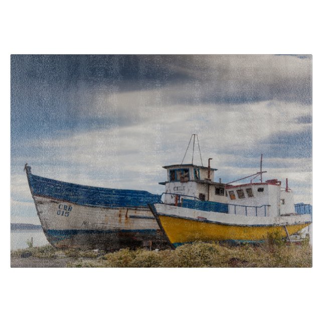 Tabla De Cortar Barcos pesqueros (Anverso)