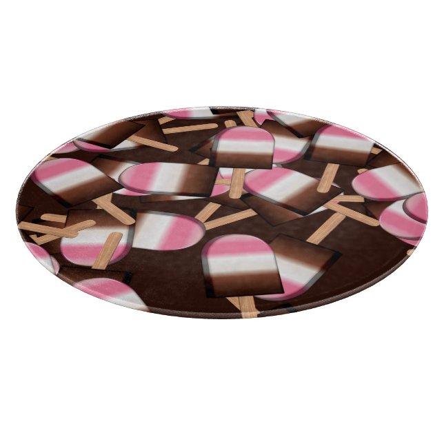 Tabla De Cortar BARRAS Napolitanas DE Helado JUNTO A LA RONDA (Borde)