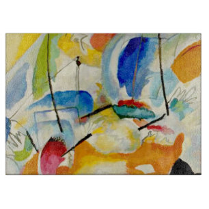 Tabla De Cortar Batalla del mar de Kandinsky 1913