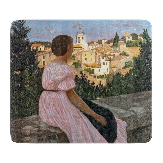 Tabla De Cortar Bazille Frederic - El Vestido Rosa (Anverso)