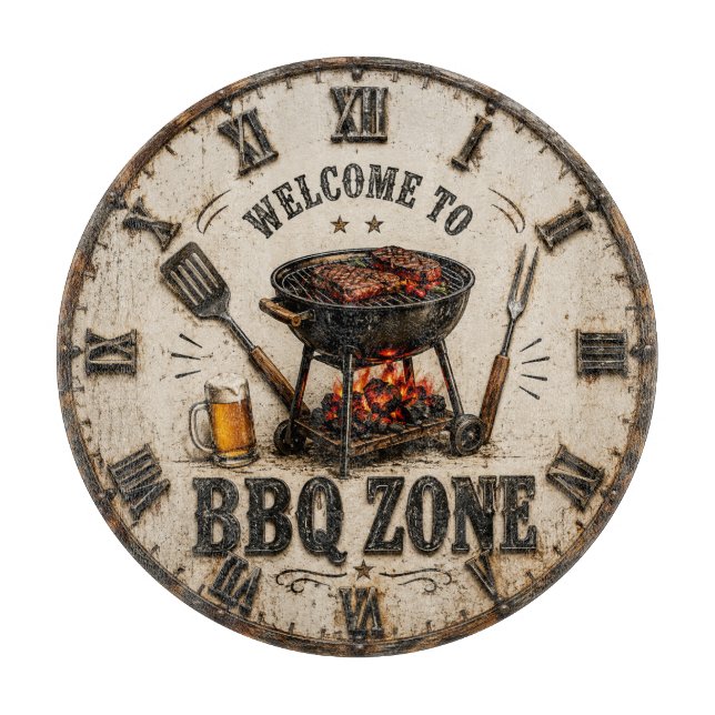 Tabla De Cortar BBQ Zone  Barbecue Grill (Anverso)