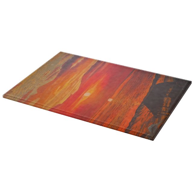 Tabla De Cortar Beach Shack, original de Gary Poling (Borde)
