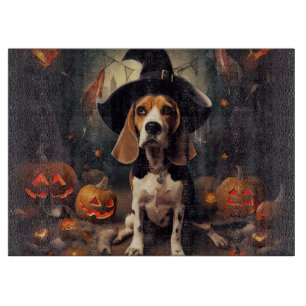 Tabla De Cortar Beagle Pumpkins Halloween Scary