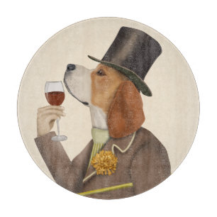 Tabla De Cortar Beagle Wine Snob