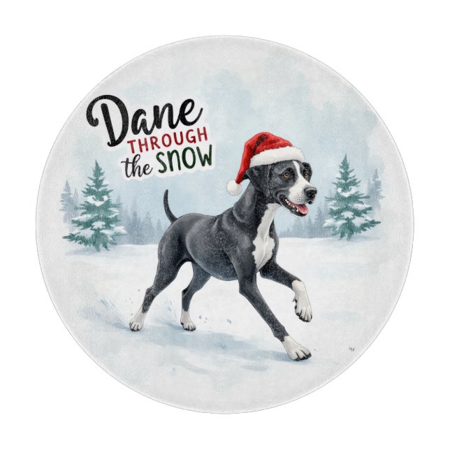 Tabla De Cortar Beautiful Great Dane (Anverso)