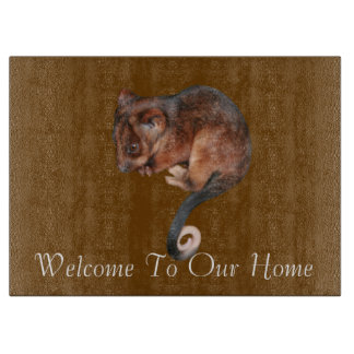 Tabla De Cortar Bebé Adorable Ringtail Possum en Australia