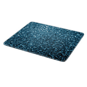 Tabla De Cortar Bebé azul claro brillo falso destellos