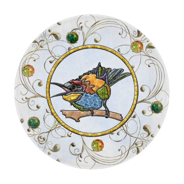 Tabla De Cortar Bee Eater Bird (Anverso)
