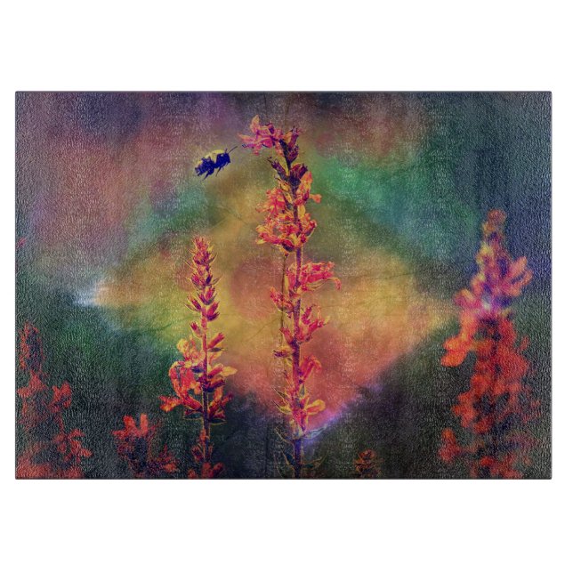 Tabla De Cortar Bee N Wildflowers Diamond Cutting Board (Anverso)