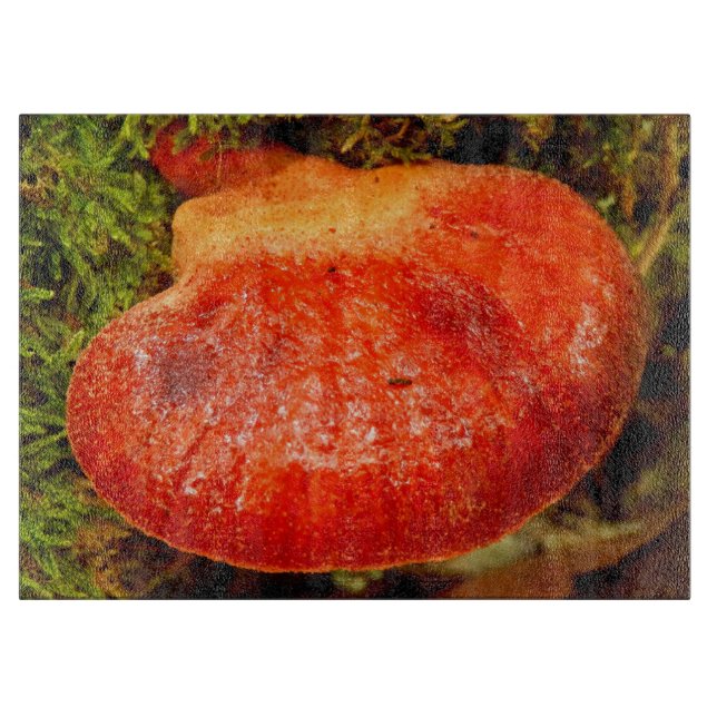 Tabla De Cortar Beefsteak Fungus Glass Chopping Board (Anverso)