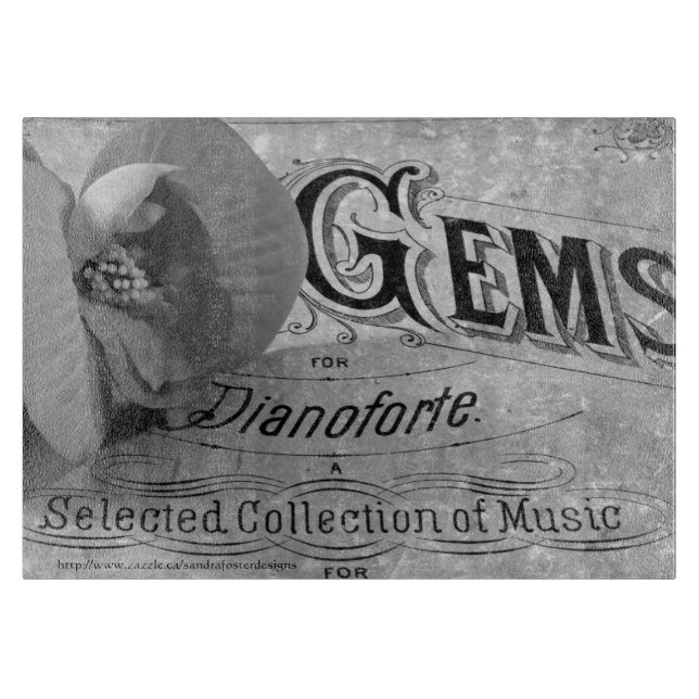 Tabla De Cortar Begonia Gems Pianoforte (Anverso)