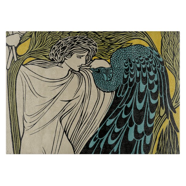 Tabla De Cortar Bella Artes Pájaro Nuevo (Anverso)