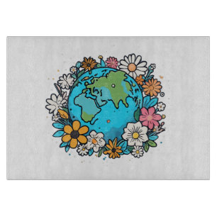 Tabla De Cortar Belleza de la Tierra