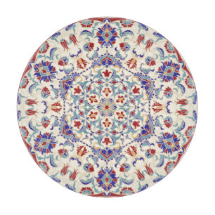 Tabla De Cortar Belleza de Mandala: colorido mosaico cultural