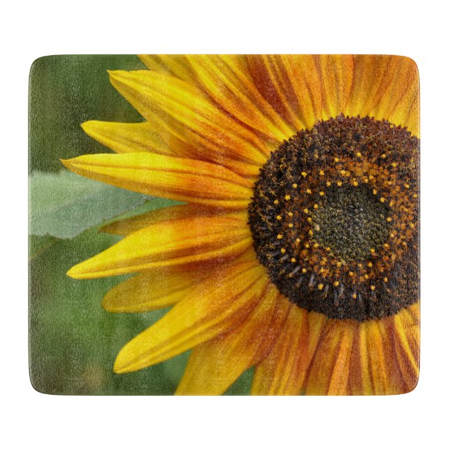 Tabla De Cortar Belleza del girasol (Anverso)