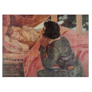 Tabla De Cortar Belleza durmiente vintage de Jessie Willcox Smith