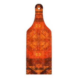 Tabla De Cortar Bendición Abstract Art Paddle