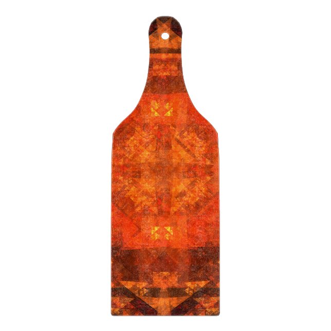 Tabla De Cortar Bendición Abstract Art Paddle (Anverso)