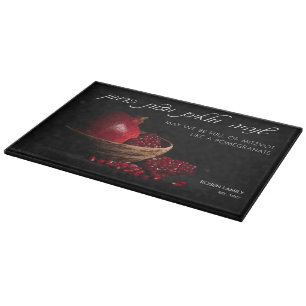 Tabla De Cortar Bendición hebrea personalizada de Rosh Hashaná con