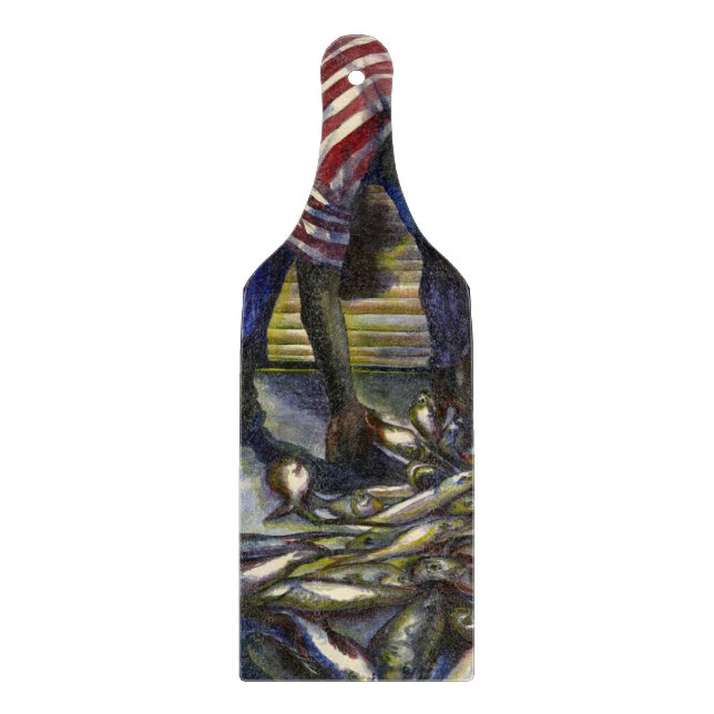 Tabla De Cortar Bendiciones del sábado, isla del puerto (Anverso)