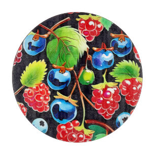 Tabla De Cortar Berryful Delight Art