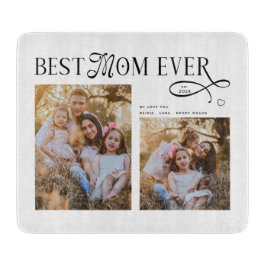 Tabla De Cortar Best Mom Ever Photos Heart Mothers Day Gifts