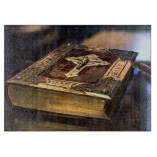 Tabla De Cortar Biblia cristiana antigua