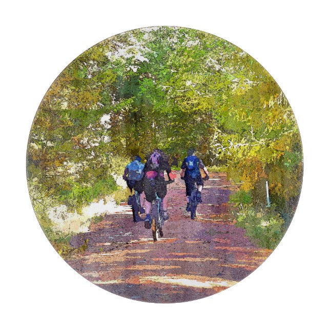 TABLA DE CORTAR BICICLETA DE MONTAÑA (Anverso)