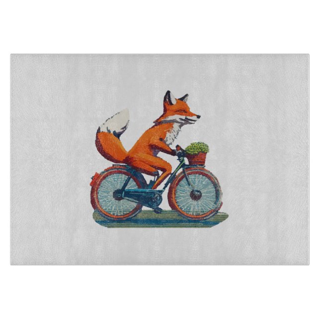 Tabla De Cortar Bicicleta Fox (Anverso)