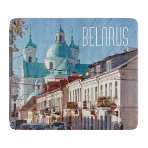 Tabla De Cortar Bielorrusia Gordno City Street Architecture
