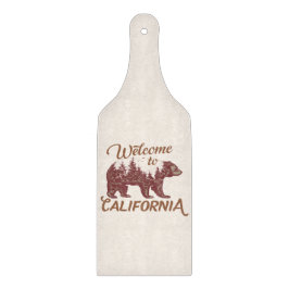 Tabla De Cortar Bienvenidos a California Bear Forest