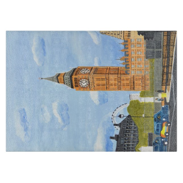 Tabla De Cortar Big Ben Londres (Anverso)
