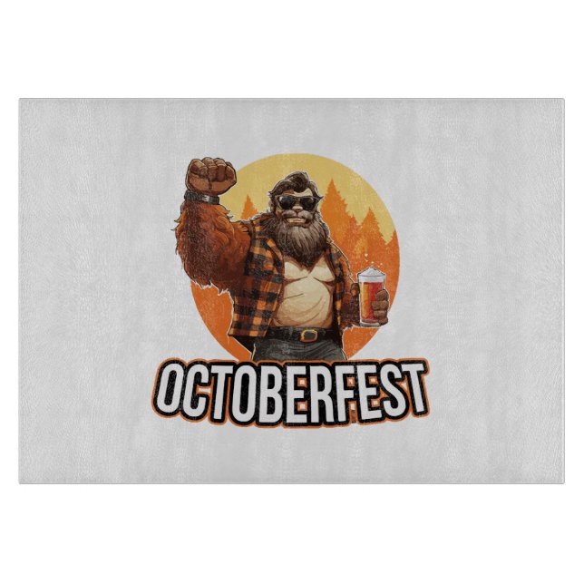 Tabla De Cortar Bigfoot de Oktoberfest  (Anverso)