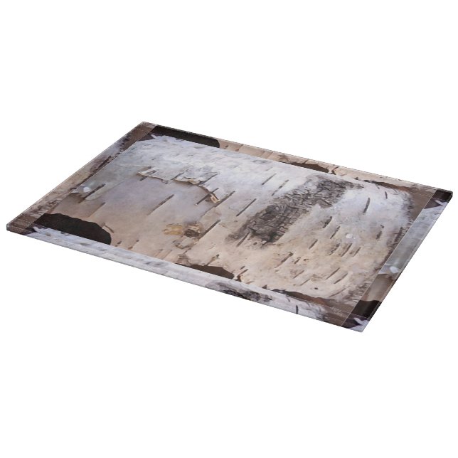 Tabla De Cortar Birch Bark (Borde)