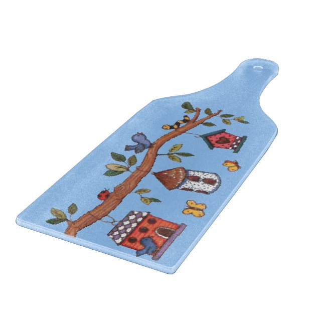 Tabla De Cortar Birdhouses (Borde)