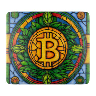 Tabla De Cortar Bitcoin Cutting Board