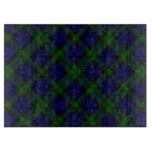 Tabla De Cortar Black Watch Tartan Blue Green Plage